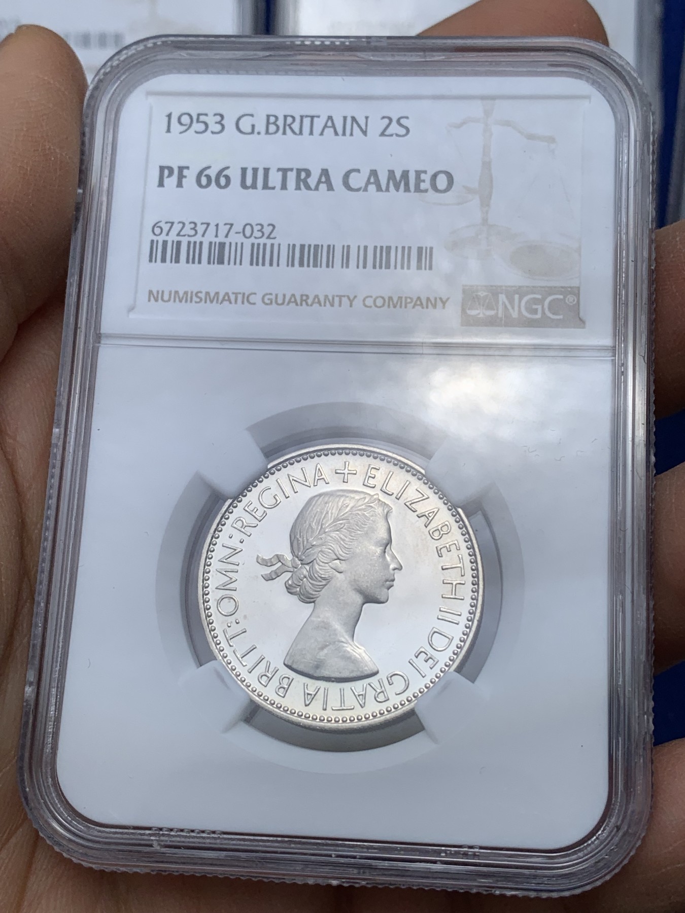 《竞宝斋》圣诞专辑  第二场  第228场 定制纪念章相赠 (全场顺丰包邮) NGC PF65-67 英国 1953 伊丽莎白女王 登基纪念精制套币 10枚大全套 高分难得