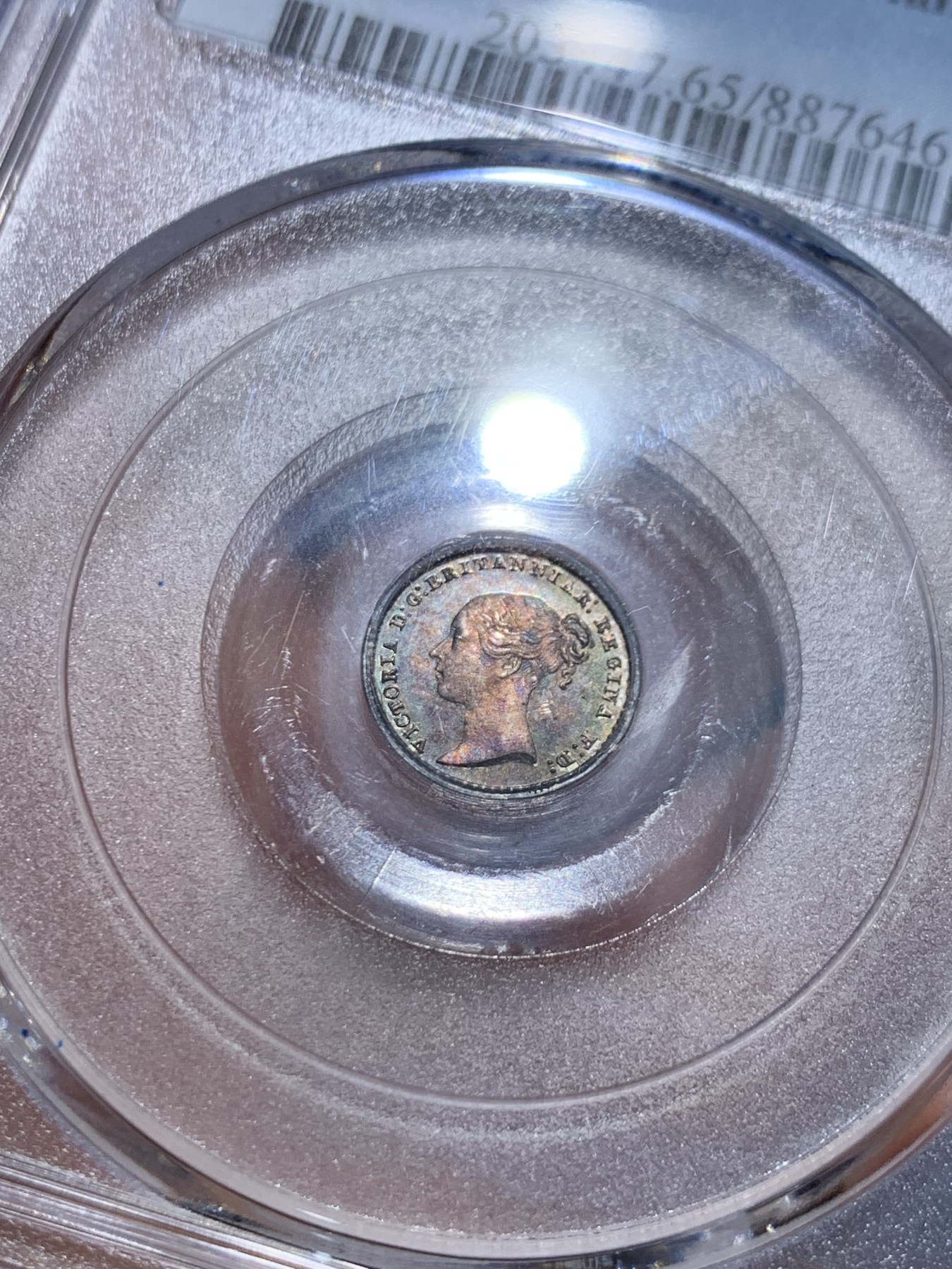 《竞宝斋》圣诞专辑  第二场  第228场 定制纪念章相赠 (全场顺丰包邮) 4枚一组 PCGS PL63-67 英国1857小维早期濯足币，1D+2D+3D+4D面值，顶级分数PL状态，附送原盒传承有序