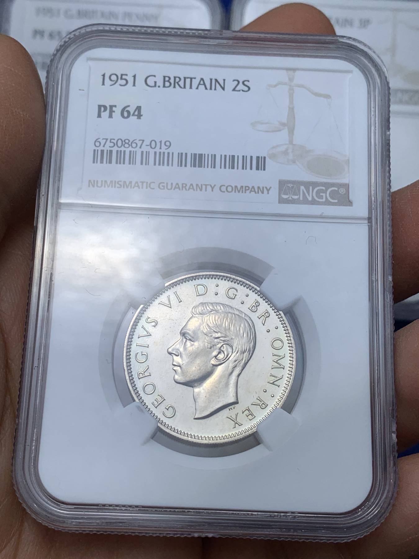 《竞宝斋》圣诞专辑  第二场  第228场 定制纪念章相赠 (全场顺丰包邮) NGC PF-PL64-65 英国 1951 乔治六世  10枚组套币 高分难得 其中1951为PL版本 一次配好