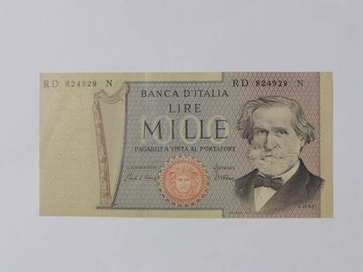 各国外币第三期 - 意大利1000里拉1973年 98品