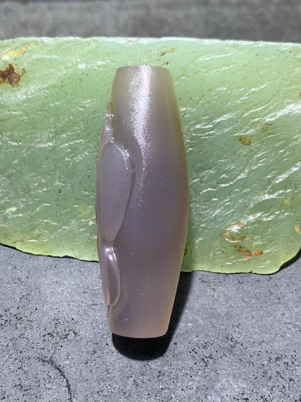 精美亚光高玉化巴西玛瑙手工俏色巧雕马到成功吊坠（把件）一个！