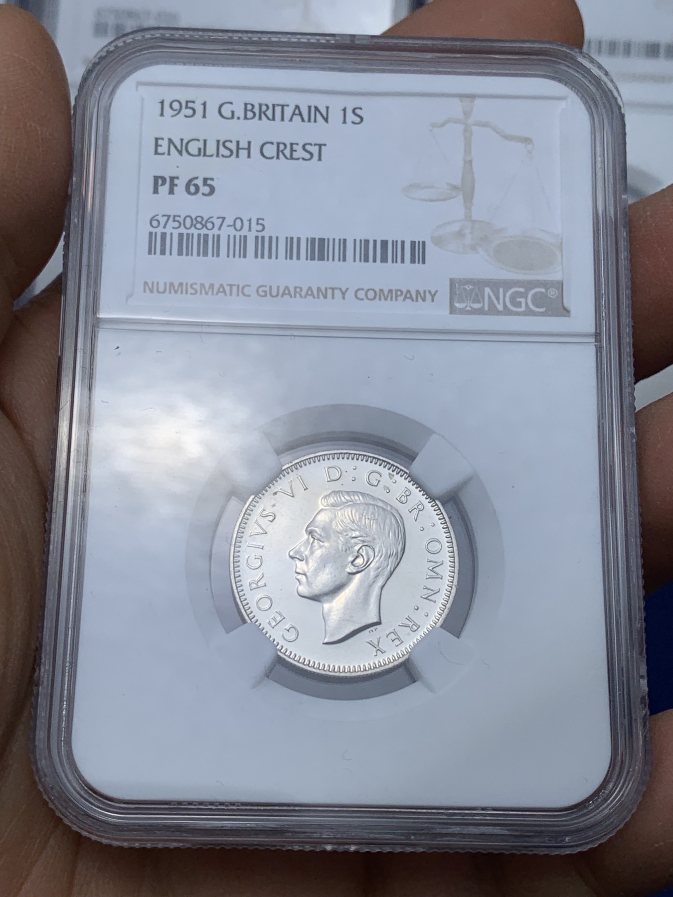 《竞宝斋》圣诞专辑  第二场  第228场 定制纪念章相赠 (全场顺丰包邮) NGC PF-PL64-65 英国 1951 乔治六世  10枚组套币 高分难得 其中1951为PL版本 一次配好