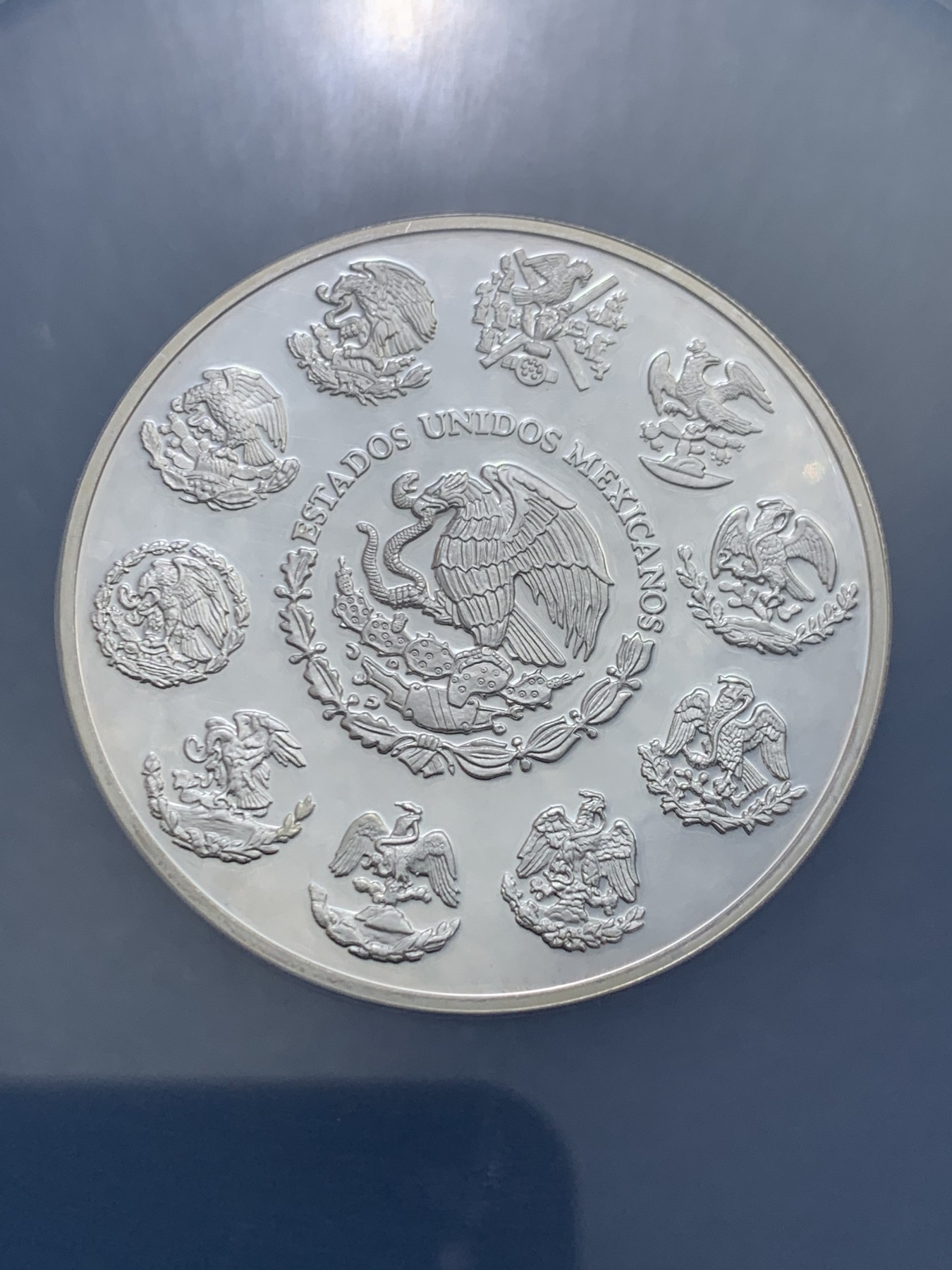 《竞宝斋》圣诞专辑  第二场  第228场 定制纪念章相赠 (全场顺丰包邮) NGC PF69UC 1999-2000墨西哥千禧年古代建筑纪念银币-10比索（冠军分），海外售价2400+   40mm 2盎司 999银 发行量500枚