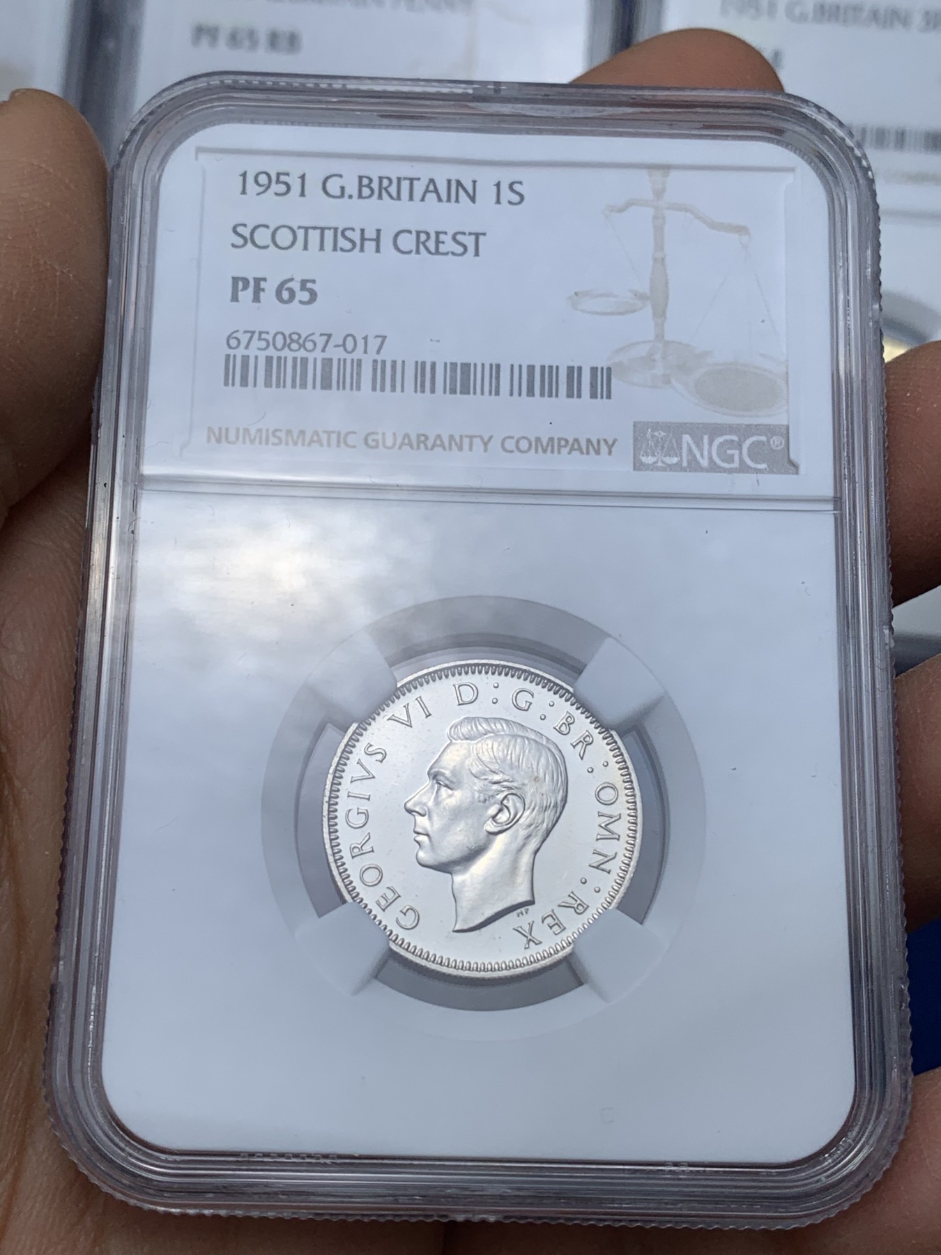 《竞宝斋》圣诞专辑  第二场  第228场 定制纪念章相赠 (全场顺丰包邮) NGC PF-PL64-65 英国 1951 乔治六世  10枚组套币 高分难得 其中1951为PL版本 一次配好