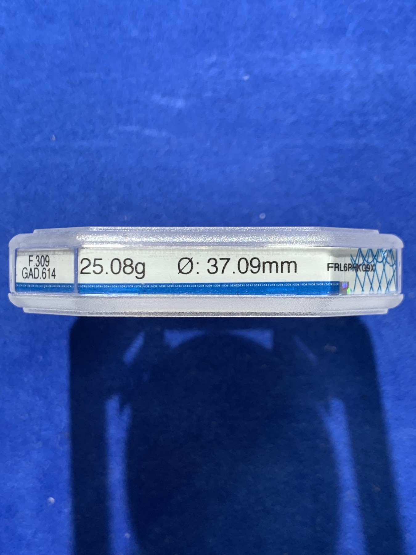 《竞宝斋》圣诞专辑  第二场  第228场 定制纪念章相赠 (全场顺丰包邮) GENI MS62 法国1822年路易十八5法郎银币 顶级原光 geni法国本土评级口碑非常好 特色八角盒设计，送N/P大概率也62，今年6月份ha拍卖行ngcMS62含佣480刀约3500rmb