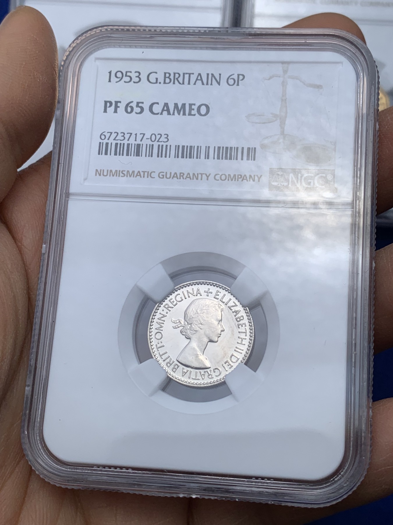 《竞宝斋》圣诞专辑  第二场  第228场 定制纪念章相赠 (全场顺丰包邮) NGC PF65-67 英国 1953 伊丽莎白女王 登基纪念精制套币 10枚大全套 高分难得