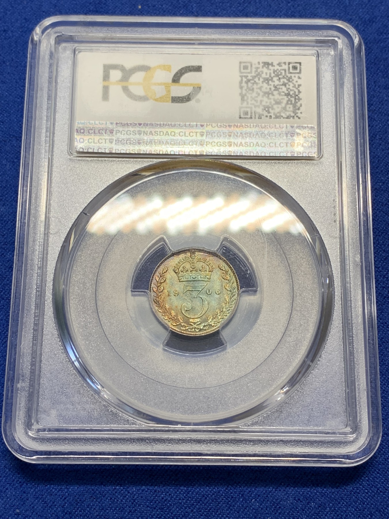 《竞宝斋》圣诞专辑  第二场  第228场 定制纪念章相赠 (全场顺丰包邮) 4枚一组 PCGS-PL66-68 英国1906年爱德华七世 濯足节套币。镜面感非常明显，且有统一的欧珀光泽包浆，全套高分，包含多枚冠军分，不可超越的一套。带同年份原盒。