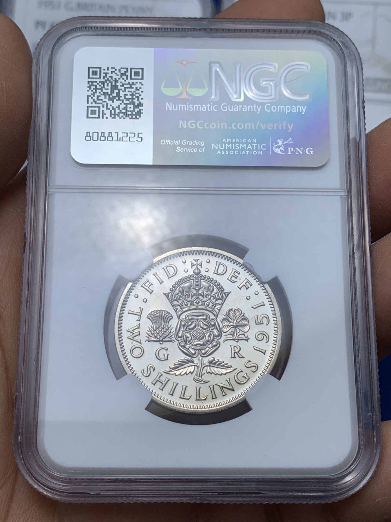 《竞宝斋》圣诞专辑  第二场  第228场 定制纪念章相赠 (全场顺丰包邮) NGC PF-PL64-65 英国 1951 乔治六世  10枚组套币 高分难得 其中1951为PL版本 一次配好