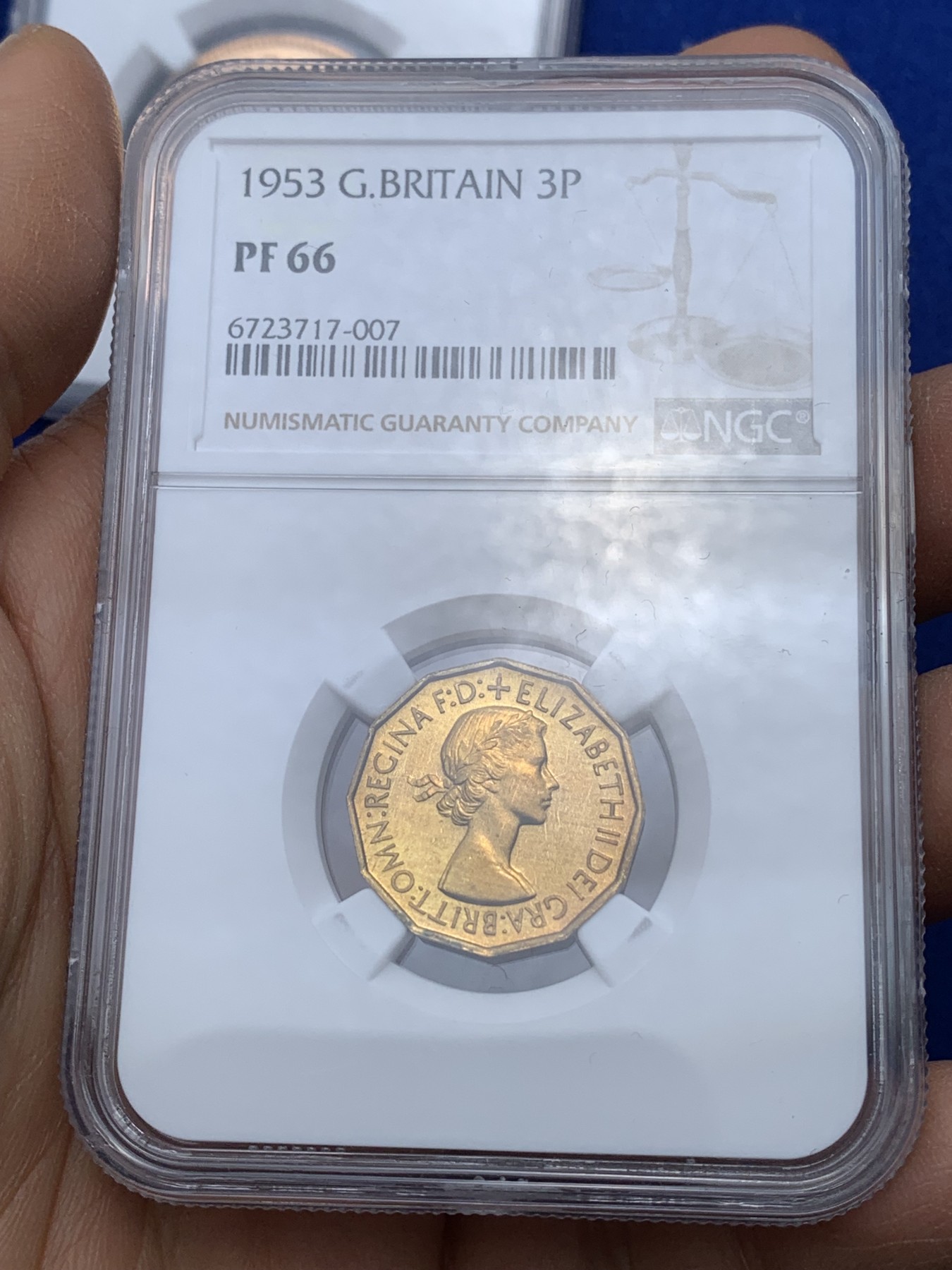 《竞宝斋》圣诞专辑  第二场  第228场 定制纪念章相赠 (全场顺丰包邮) NGC PF65-67 英国 1953 伊丽莎白女王 登基纪念精制套币 10枚大全套 高分难得