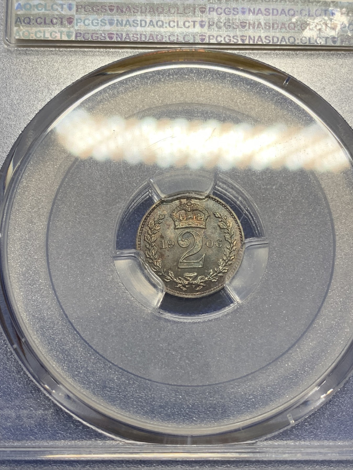 《竞宝斋》圣诞专辑  第二场  第228场 定制纪念章相赠 (全场顺丰包邮) 4枚一组 PCGS-PL66-68 英国1906年爱德华七世 濯足节套币。镜面感非常明显，且有统一的欧珀光泽包浆，全套高分，包含多枚冠军分，不可超越的一套。带同年份原盒。