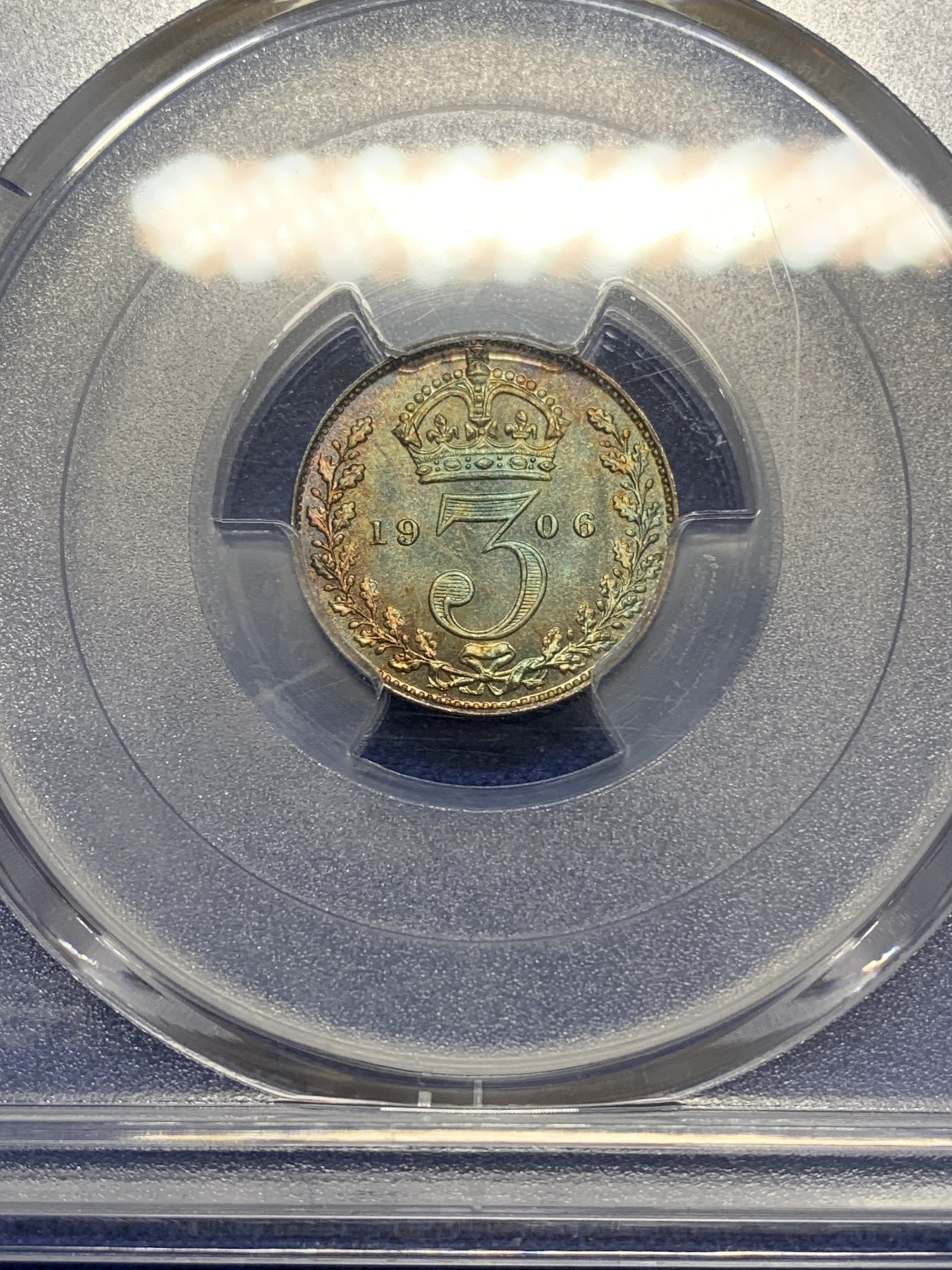 《竞宝斋》圣诞专辑  第二场  第228场 定制纪念章相赠 (全场顺丰包邮) 4枚一组 PCGS-PL66-68 英国1906年爱德华七世 濯足节套币。镜面感非常明显，且有统一的欧珀光泽包浆，全套高分，包含多枚冠军分，不可超越的一套。带同年份原盒。