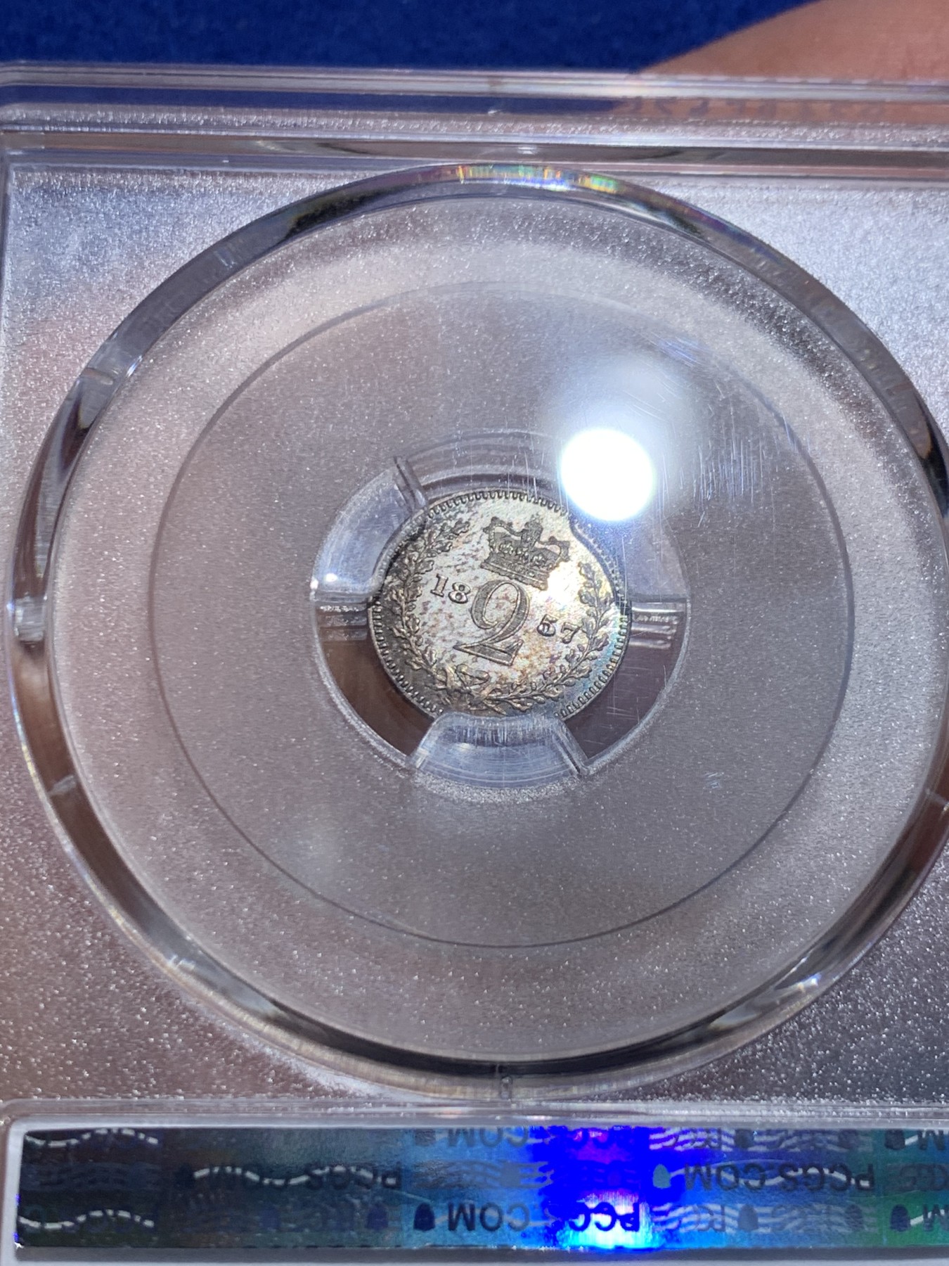 《竞宝斋》圣诞专辑  第二场  第228场 定制纪念章相赠 (全场顺丰包邮) 4枚一组 PCGS PL63-67 英国1857小维早期濯足币，1D+2D+3D+4D面值，顶级分数PL状态，附送原盒传承有序