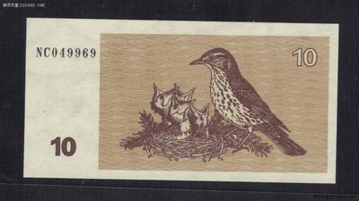 立陶宛1992年10立特 P-40 欧洲纸币 实物如图 UNC - 立陶宛1992年10立特 P-40 欧洲纸币 实物如图 UNC