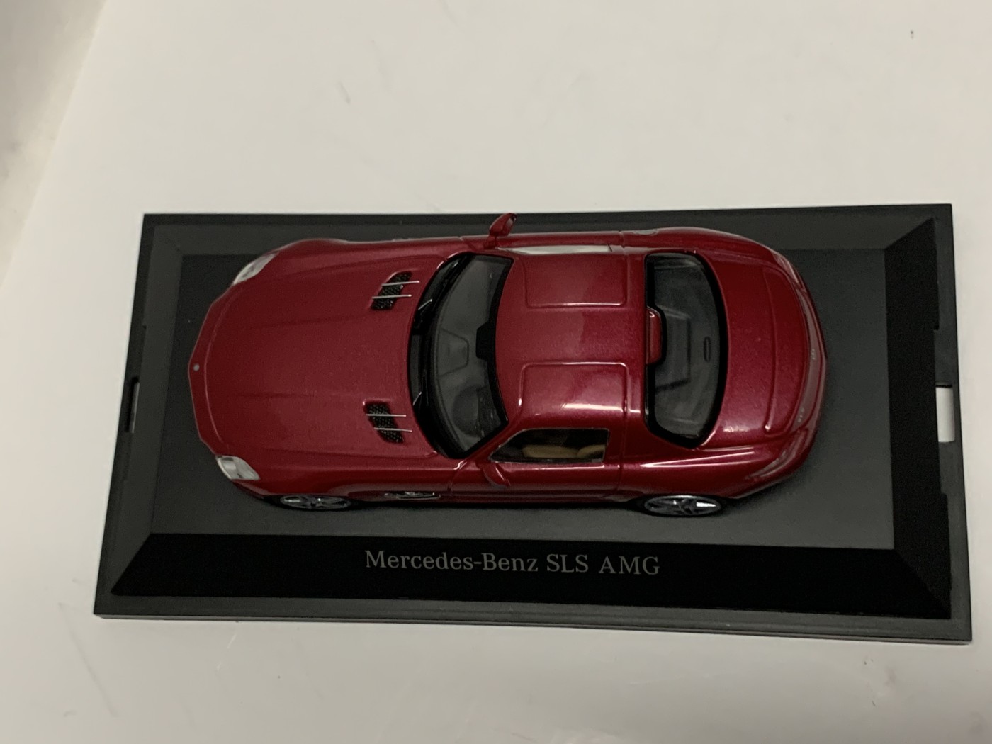 零元拍：奔驰 SLS AMG 模型，全新无外彩盒包装，绝版原版200X年古董