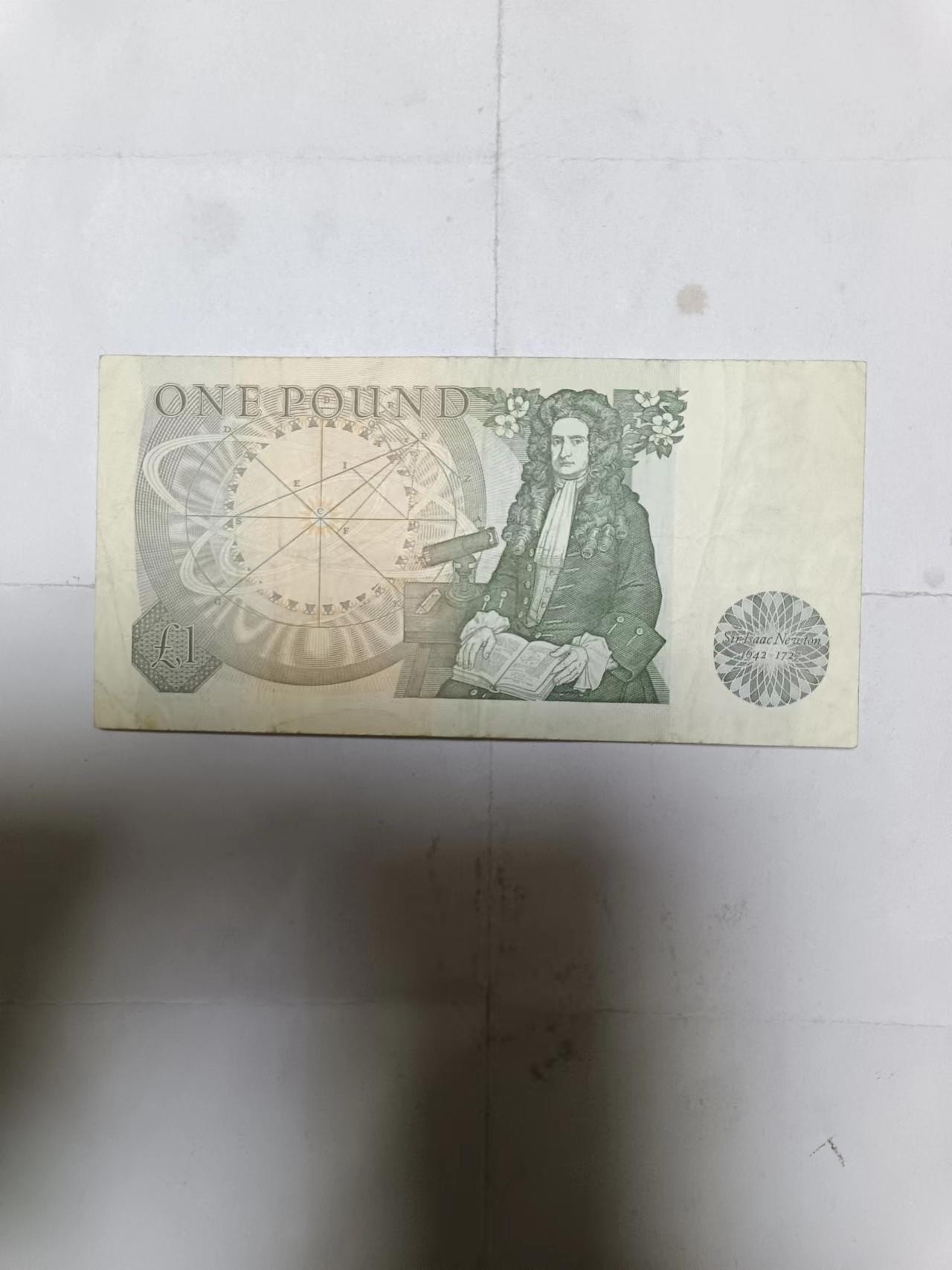 【20231228】非全新纸币第102场 英国D序列1镑