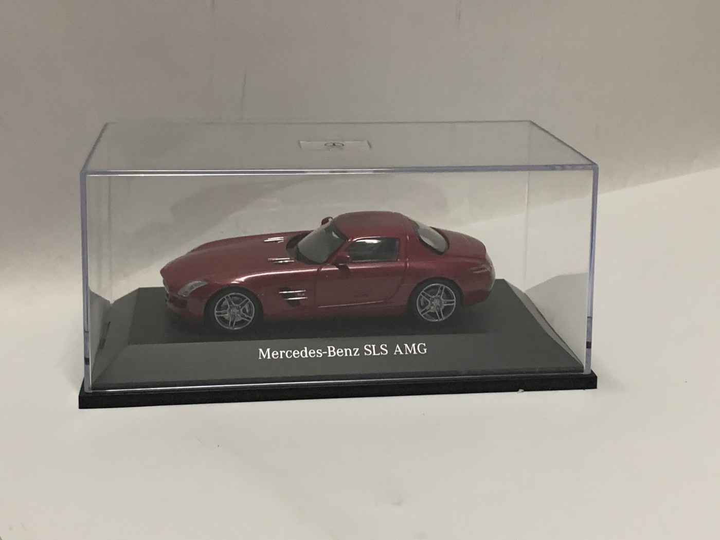 零元拍：奔驰 SLS AMG 模型，全新无外彩盒包装，绝版原版200X年古董