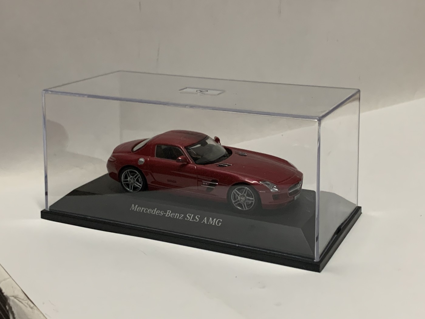 零元拍：奔驰 SLS AMG 模型，全新无外彩盒包装，绝版原版200X年古董