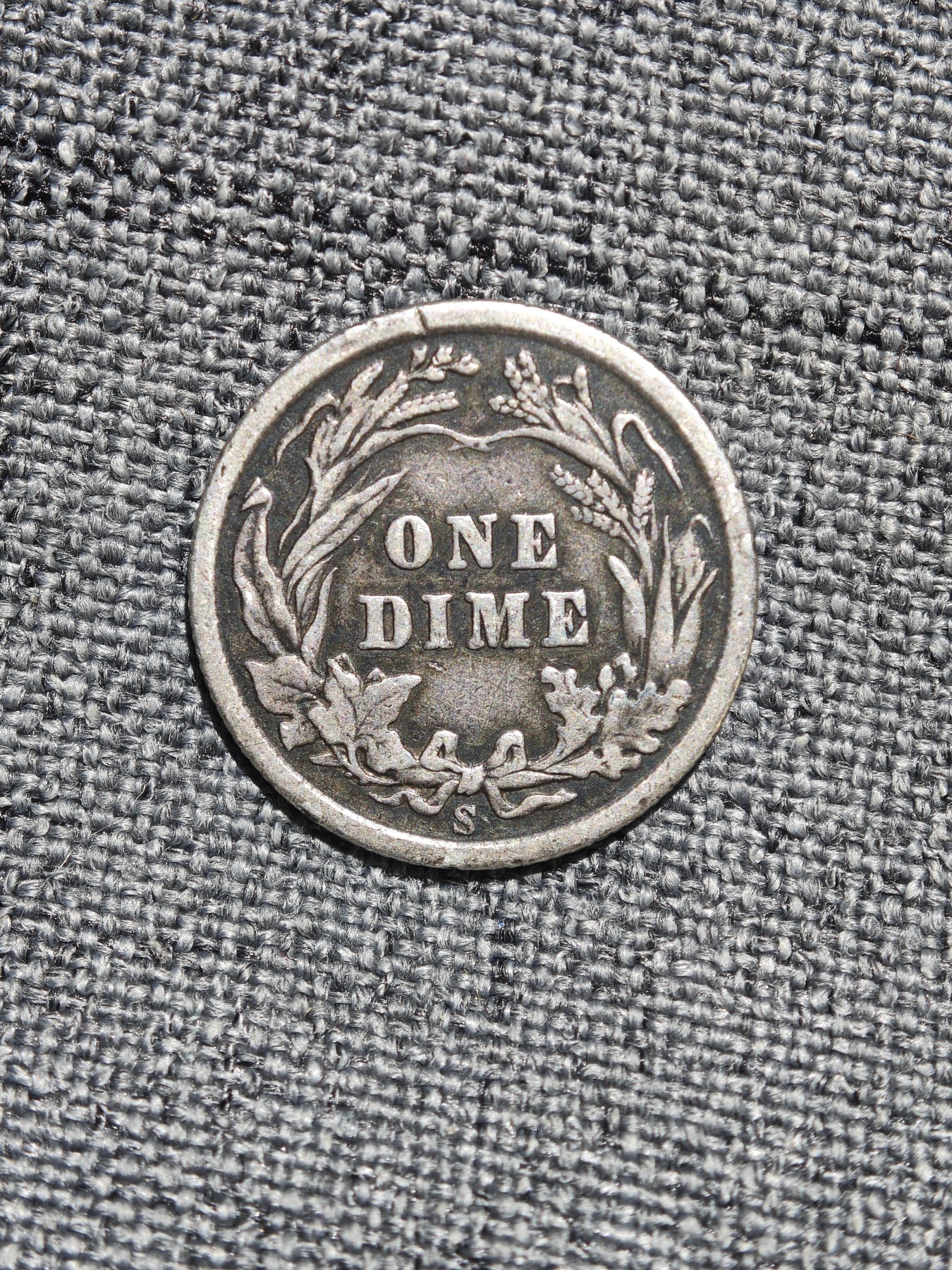 外国硬币收藏店第6期 美国1908年巴伯10分银币