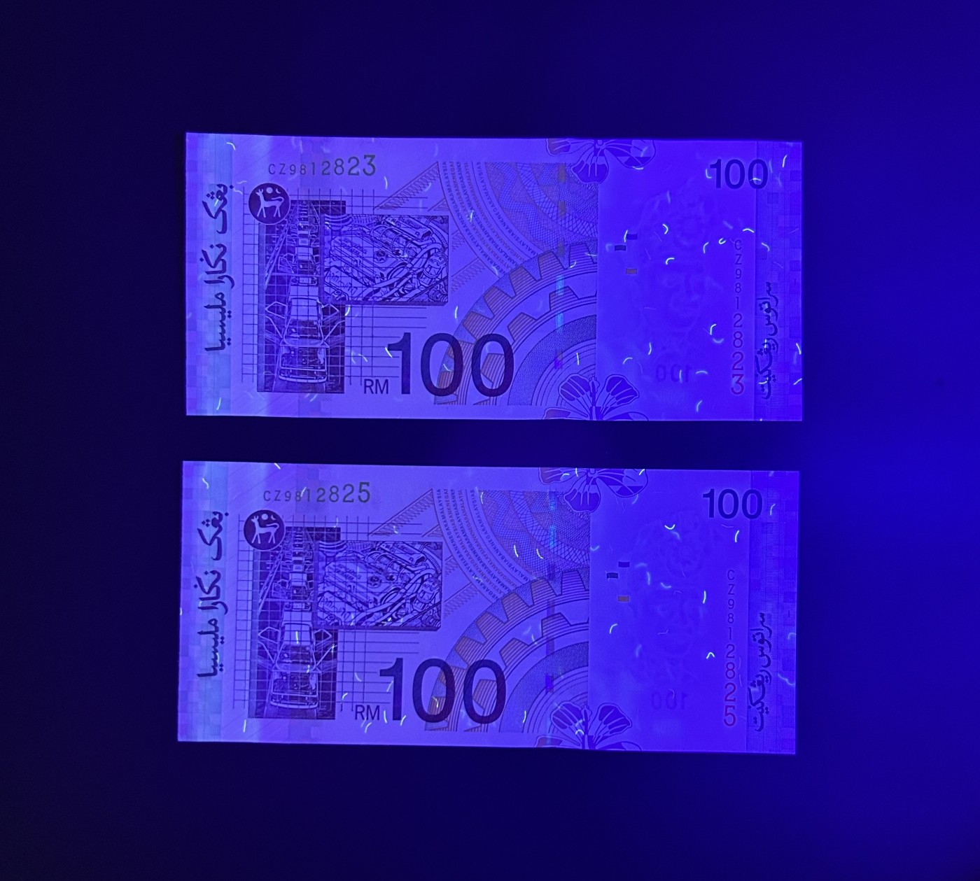 【丑猫1230】今晚6点整，自动快拍 马来100unc*2(无47)