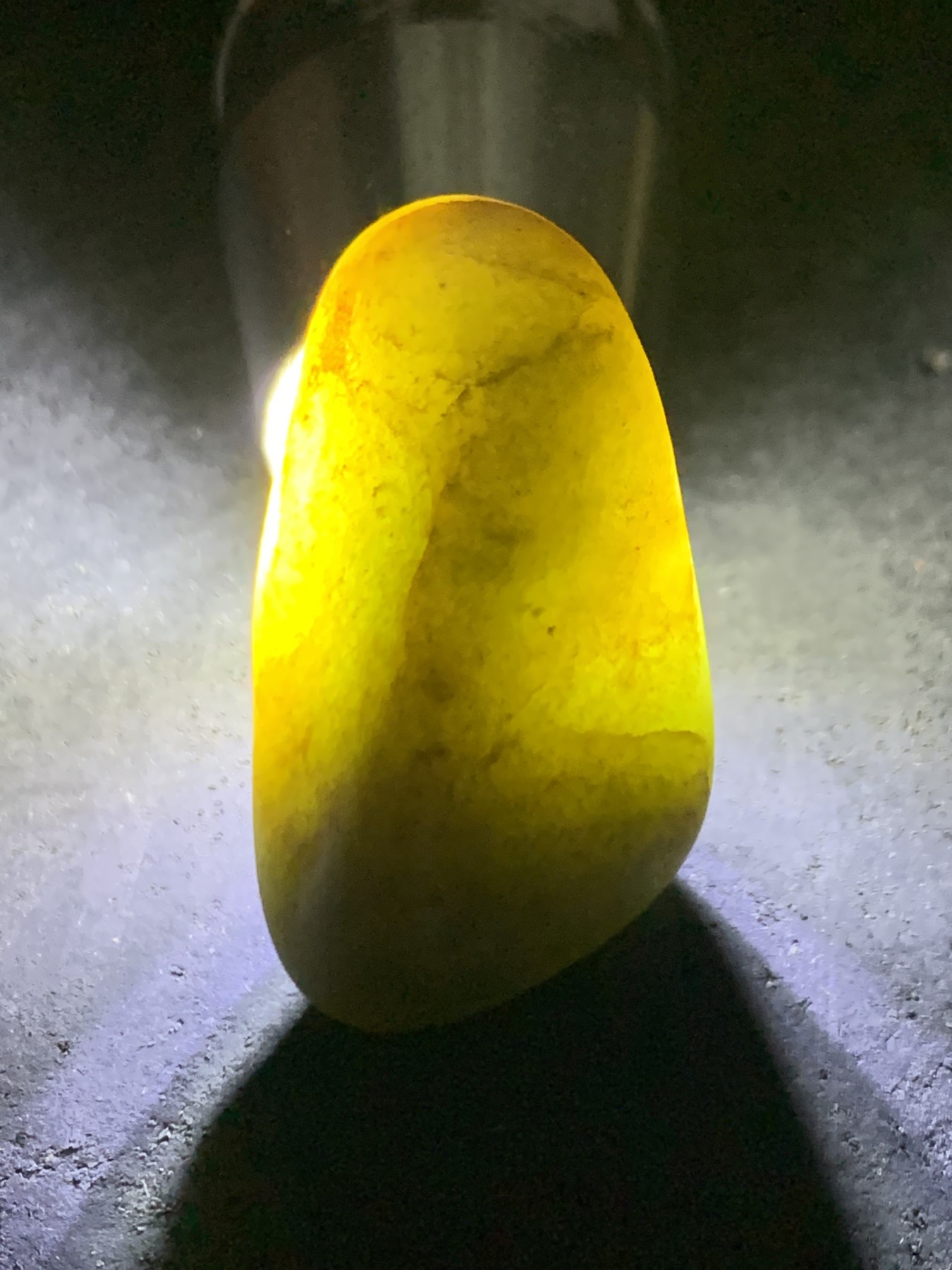 洒金皮和田青玉独籽一颗