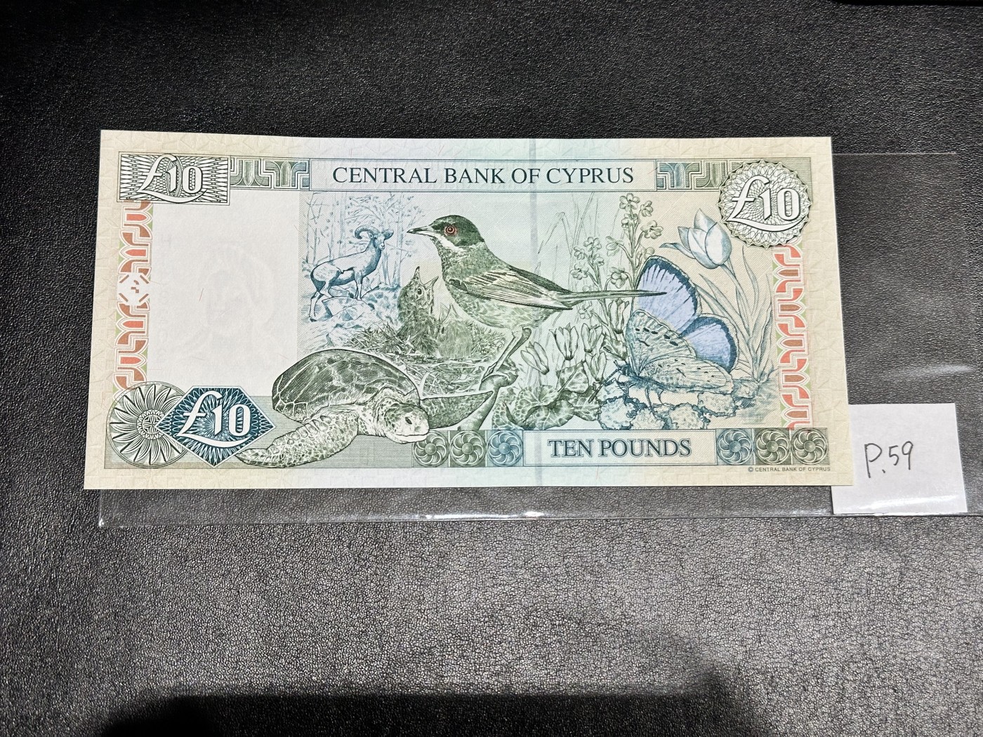 《外钞收藏家》第三百二十四期 地中海四国专场（土耳其/塞浦路斯/叙利亚/黎巴嫩） 塞浦路斯1997年10镑（P59）全新