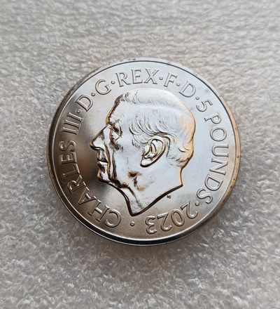 瓶子🏺第123期拍卖会  英国2023年国王查尔斯三世75周岁生日纪念币