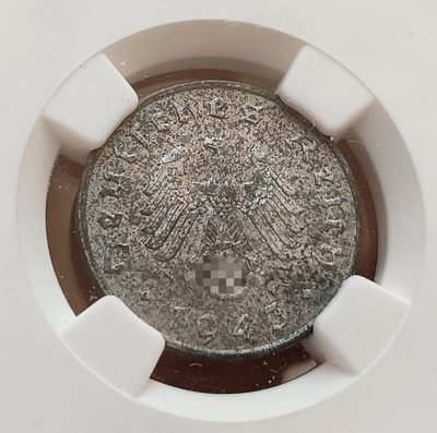 瓶子🏺第123期拍卖会  第三帝国1943年10芬尼  NGC MS63
