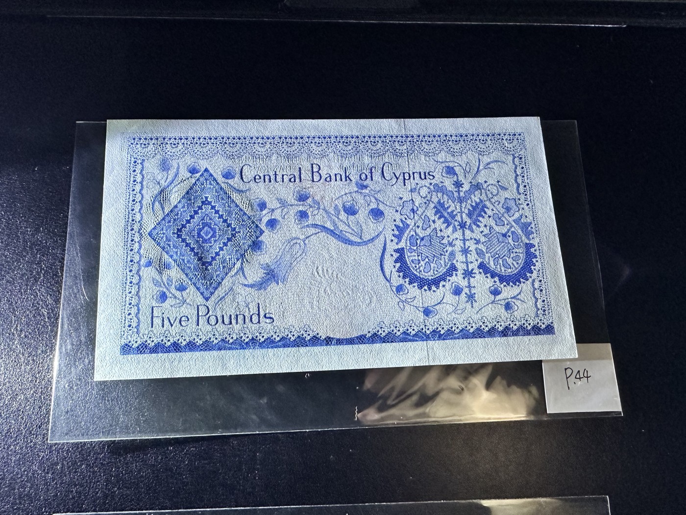 《外钞收藏家》第三百二十四期 地中海四国专场（土耳其/塞浦路斯/叙利亚/黎巴嫩） 塞浦路斯1976年5镑（P44）全新