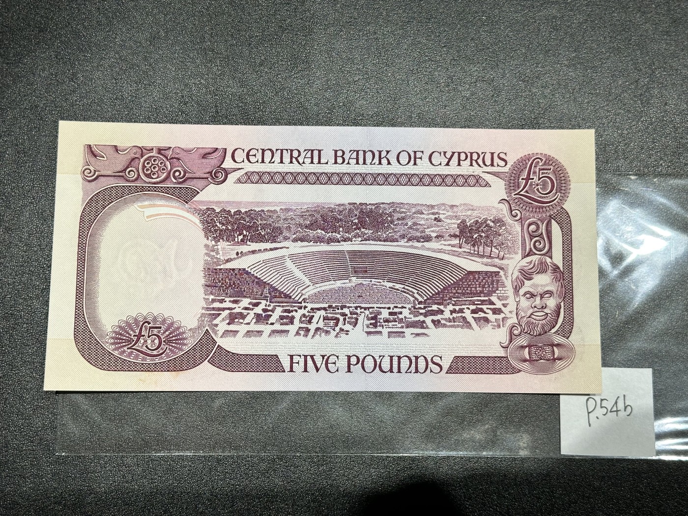 《外钞收藏家》第三百二十四期 地中海四国专场（土耳其/塞浦路斯/叙利亚/黎巴嫩） 塞浦路斯1995年5镑（P54）全新