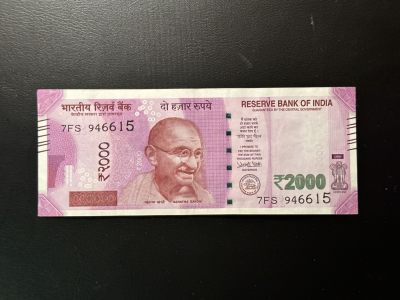 第二十九场！🎉 - 印度最新版2000卢比最大面值！银行回收版别！市场价格持续走高！品相unc-au