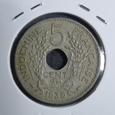 沼泽如烟--第211场 - 法属印度支那1939年5分