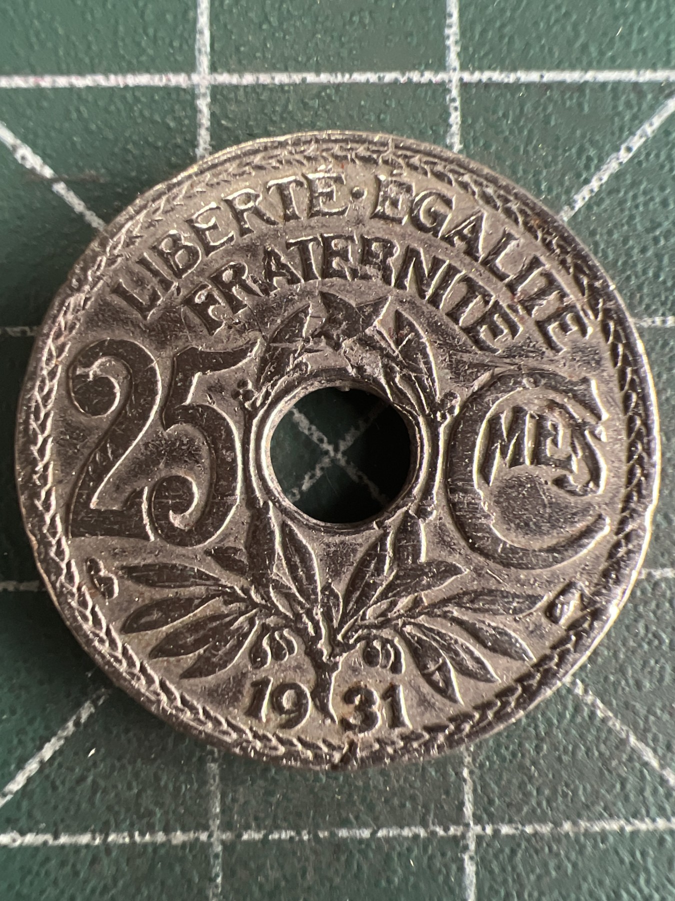 第493期 硬币专场 （无押金，捡漏，全场50包邮，偏远地区除外，接收代拍业务） 法国25分 稀少