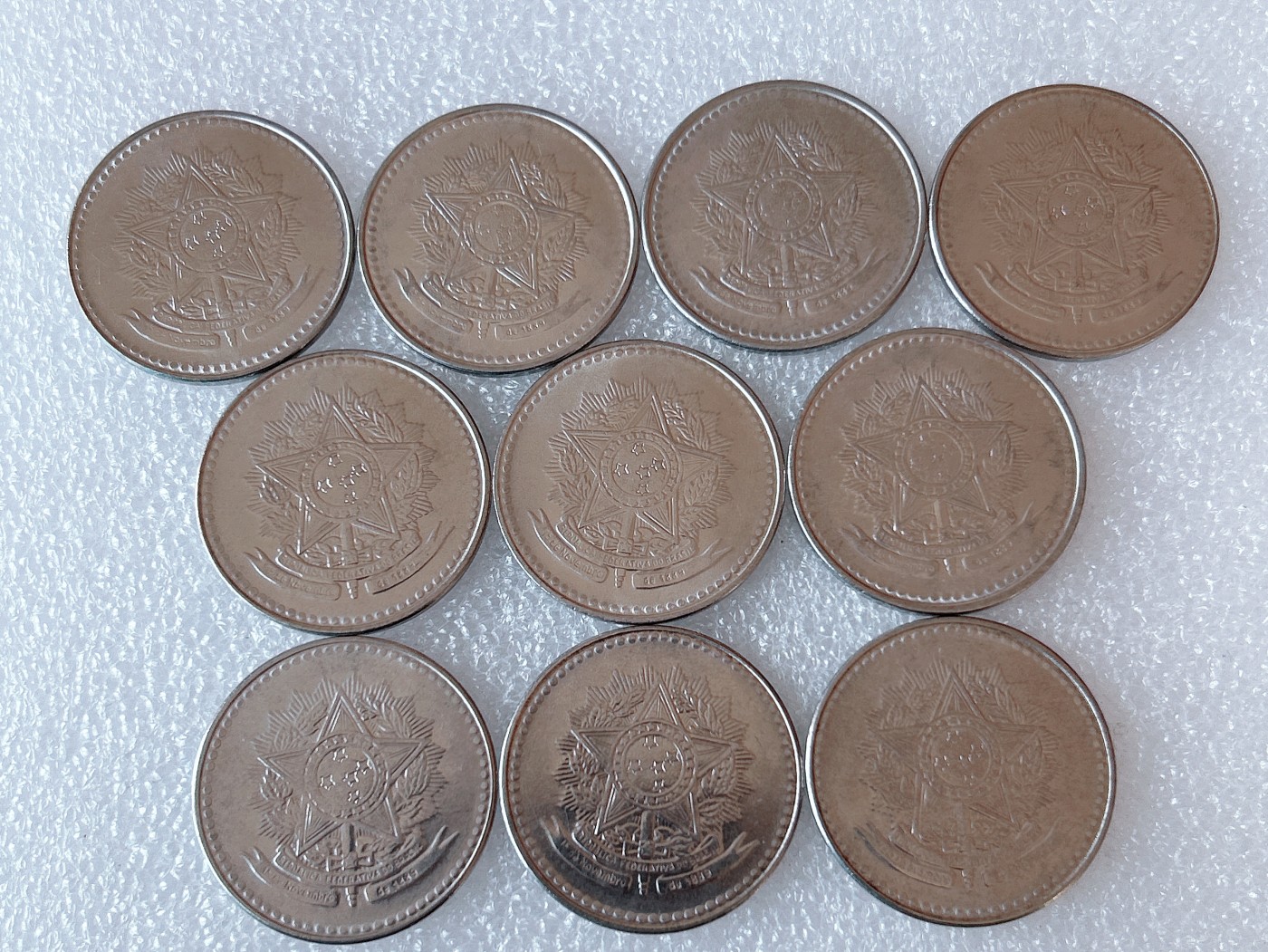 全场一元起拍 世界散币、银币专场 第50期 巴西1988年10克鲁塞罗 10枚