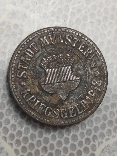 燕姐换藏第72拍 德国1918年紧急铁币10芬尼