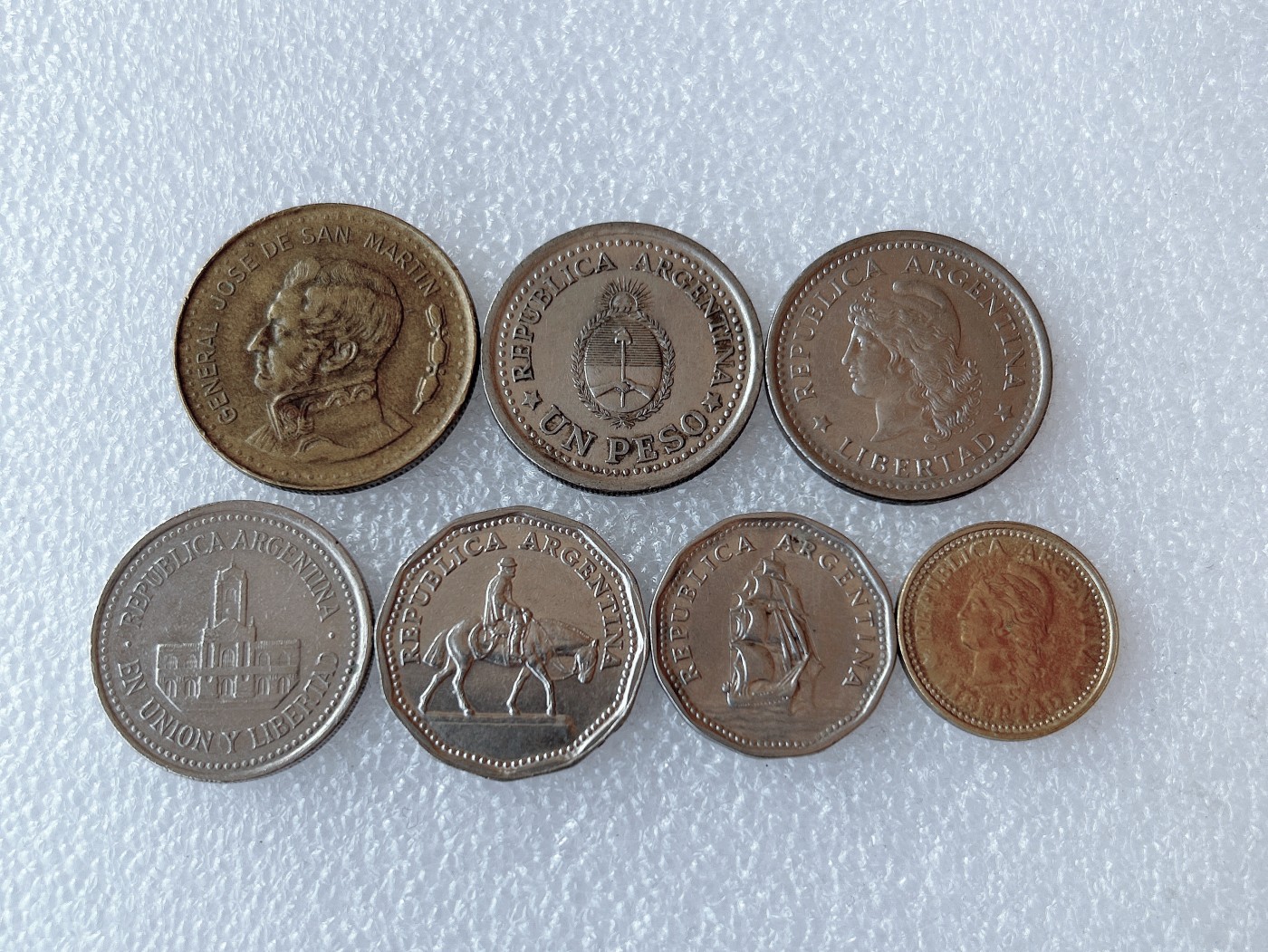 全场一元起拍 世界散币、银币专场 第50期 阿根廷硬币 7枚