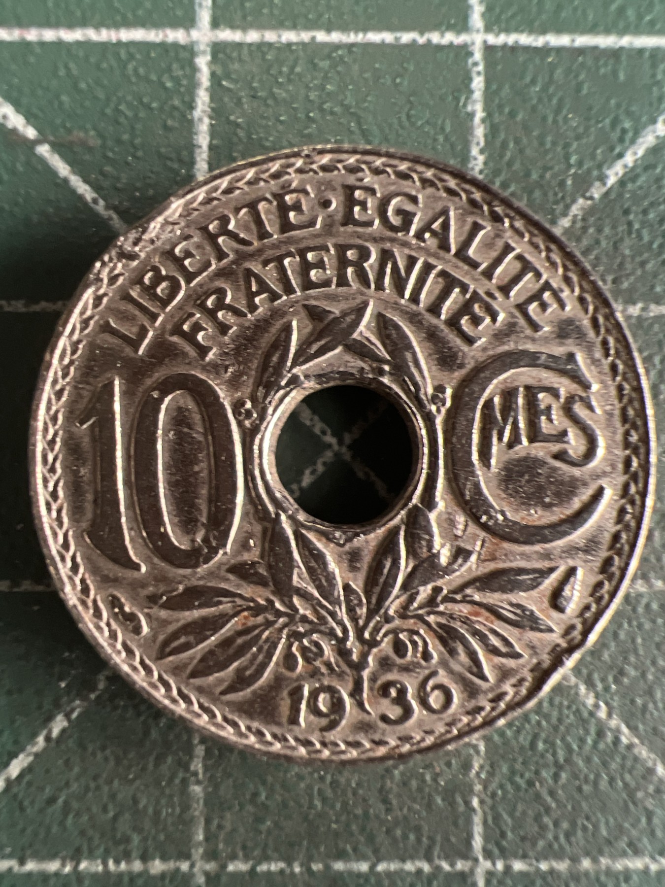 第493期 硬币专场 （无押金，捡漏，全场50包邮，偏远地区除外，接收代拍业务） 法国10分  稀少