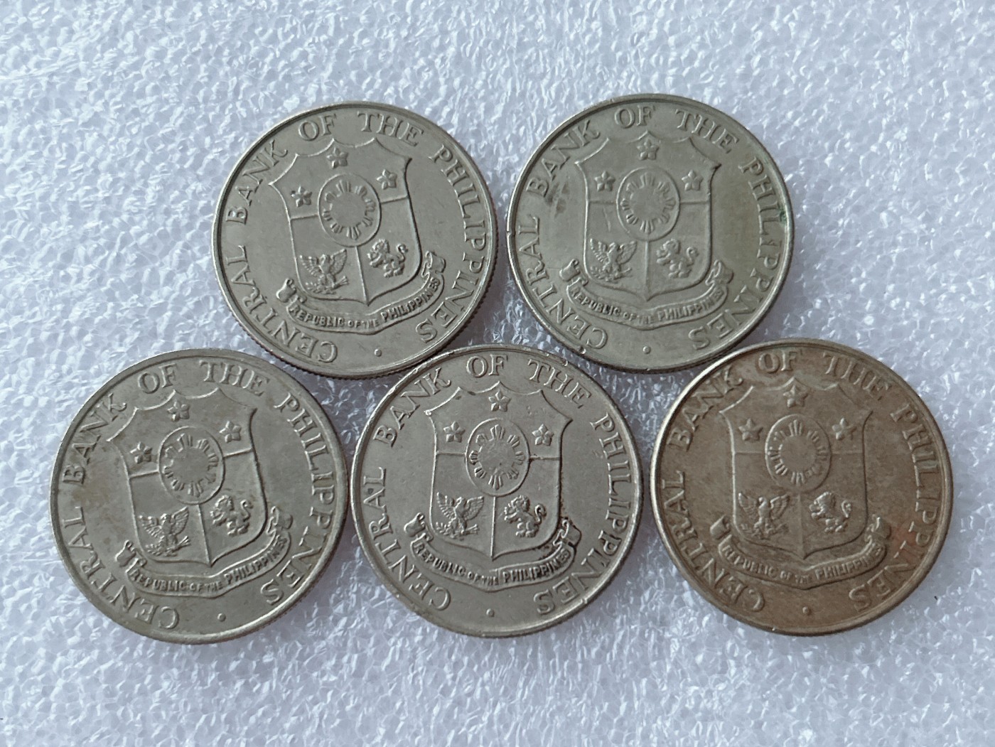 全场一元起拍 世界散币、银币专场 第50期 菲律宾打铁女神50分硬币 5枚