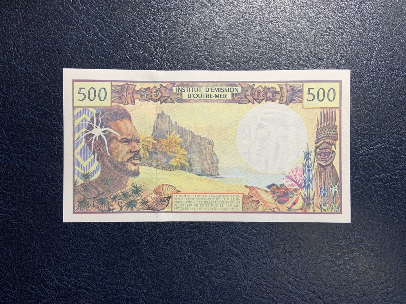 收藏联盟Quantum Auction 第314期拍卖  法属太平洋1996版500法郎 品相全新UNC