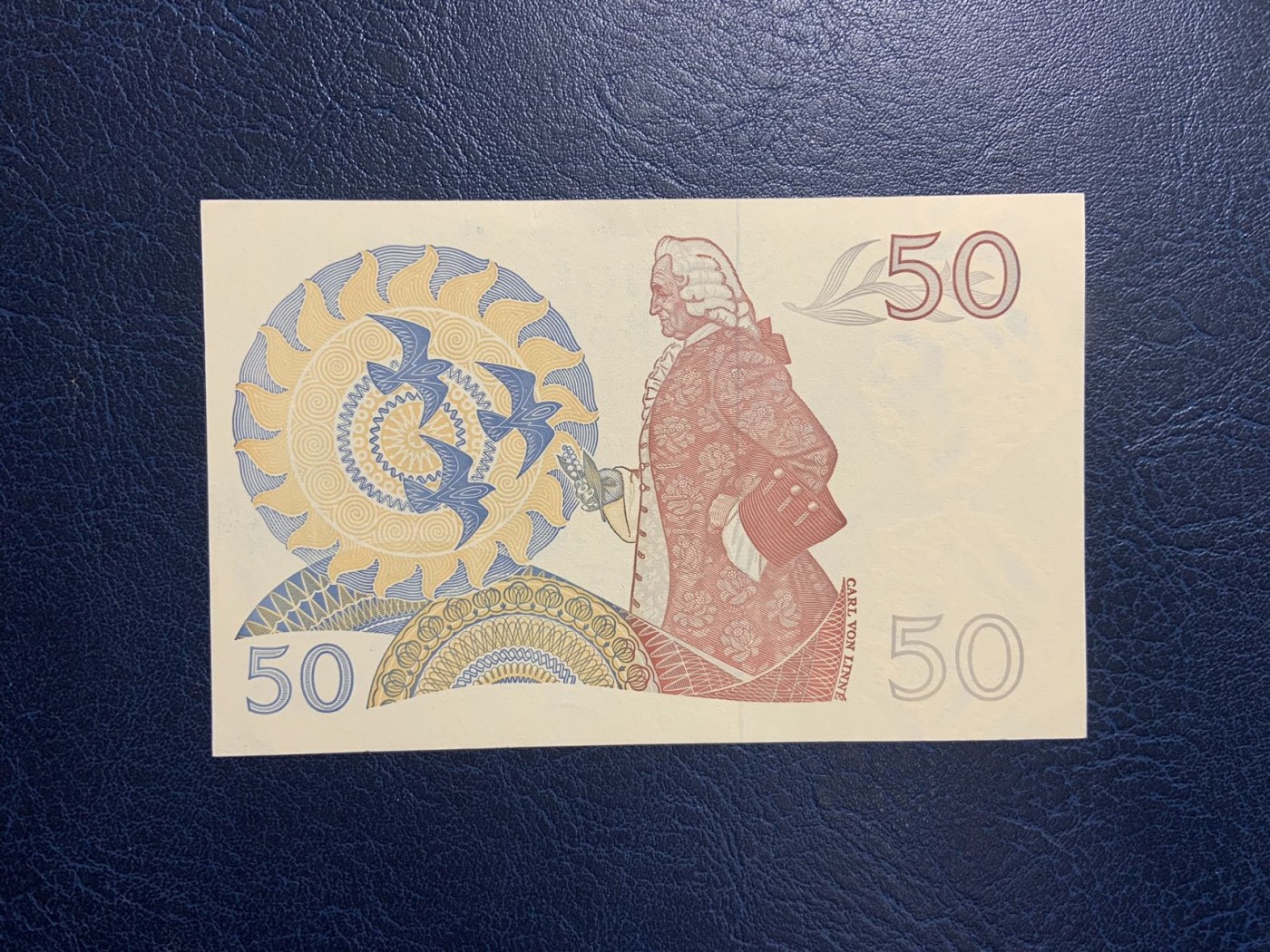 收藏联盟Quantum Auction 第314期拍卖  瑞典1989年50克朗 品相UNC- 古斯塔夫三世