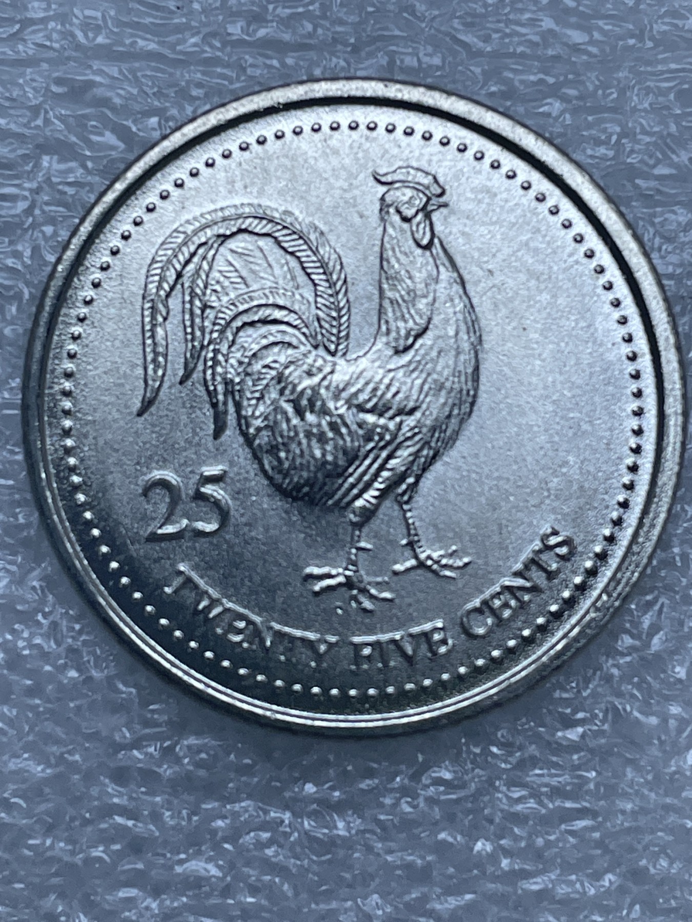 神仙姐姐散币好品专场第十二期（无佣金，预留三期自动发出 全新塞舌尔 25 分公鸡