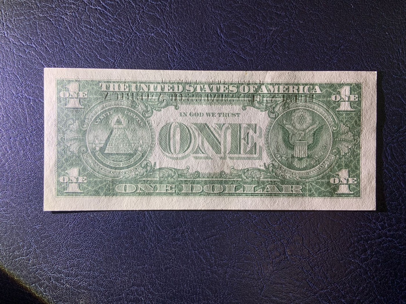 收藏联盟Quantum Auction 第314期拍卖  美联储1957年1美元银币券 品相UNC 上边缘轻微压痕 号码无47
