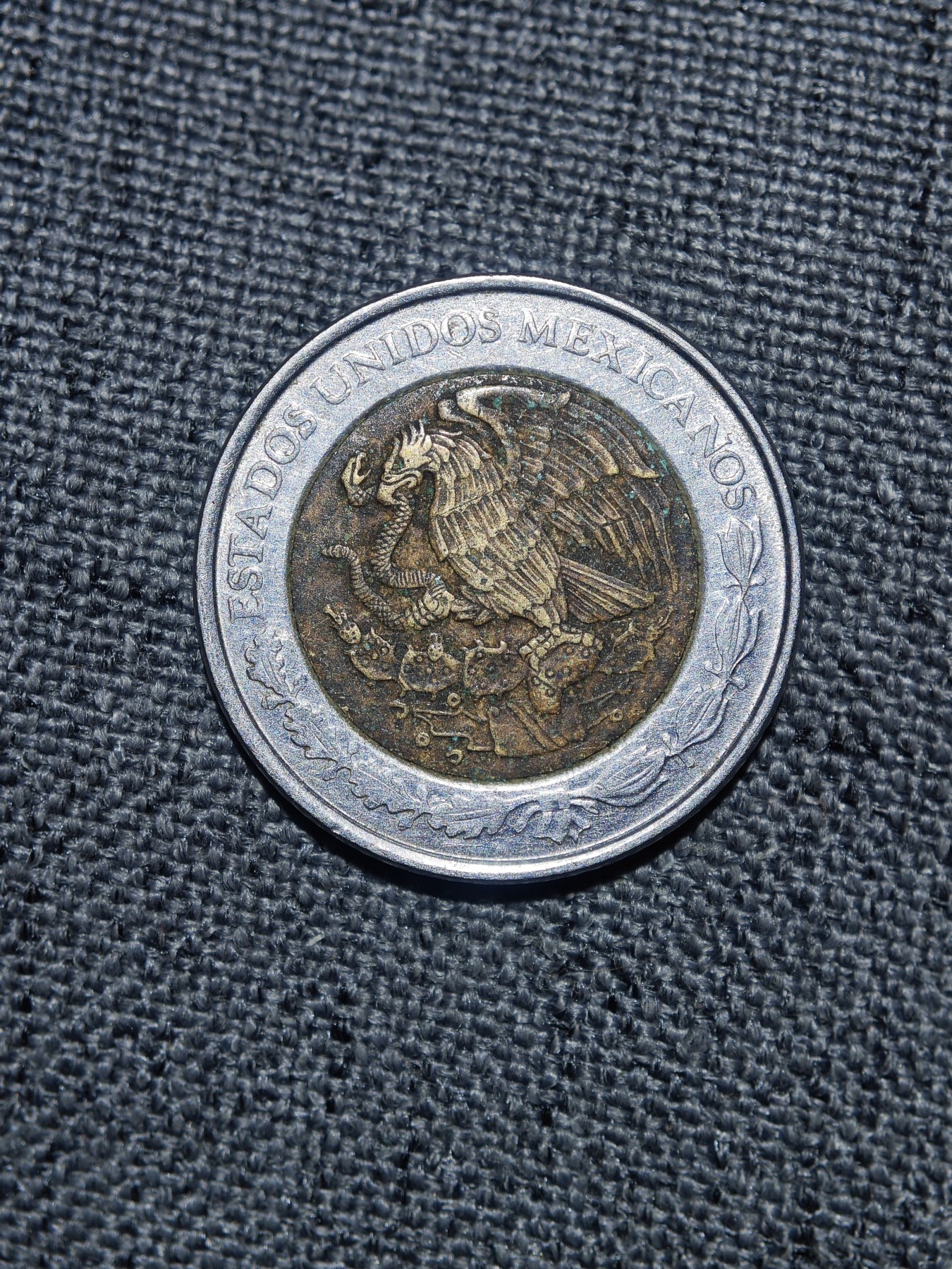 外国硬币收藏店第6期 墨西哥2007年1比索双色币