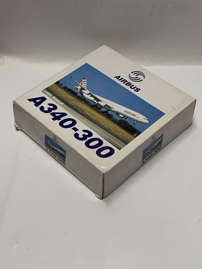 零元拍：威龙绝版1/400 空客A340-300合金客机模型，全新绝版原版2001年古董，品相完美 - 零元拍：威龙绝版1/400 空客A340-300合金客机模型，全新绝版原版2001年古董，品相完美