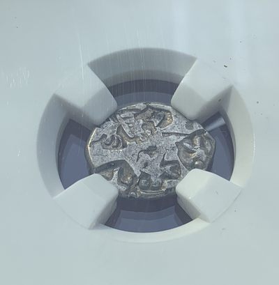 瓶子🏺第123期拍卖会  古印度孔雀王朝 公元前324-前225年印记银币（7）