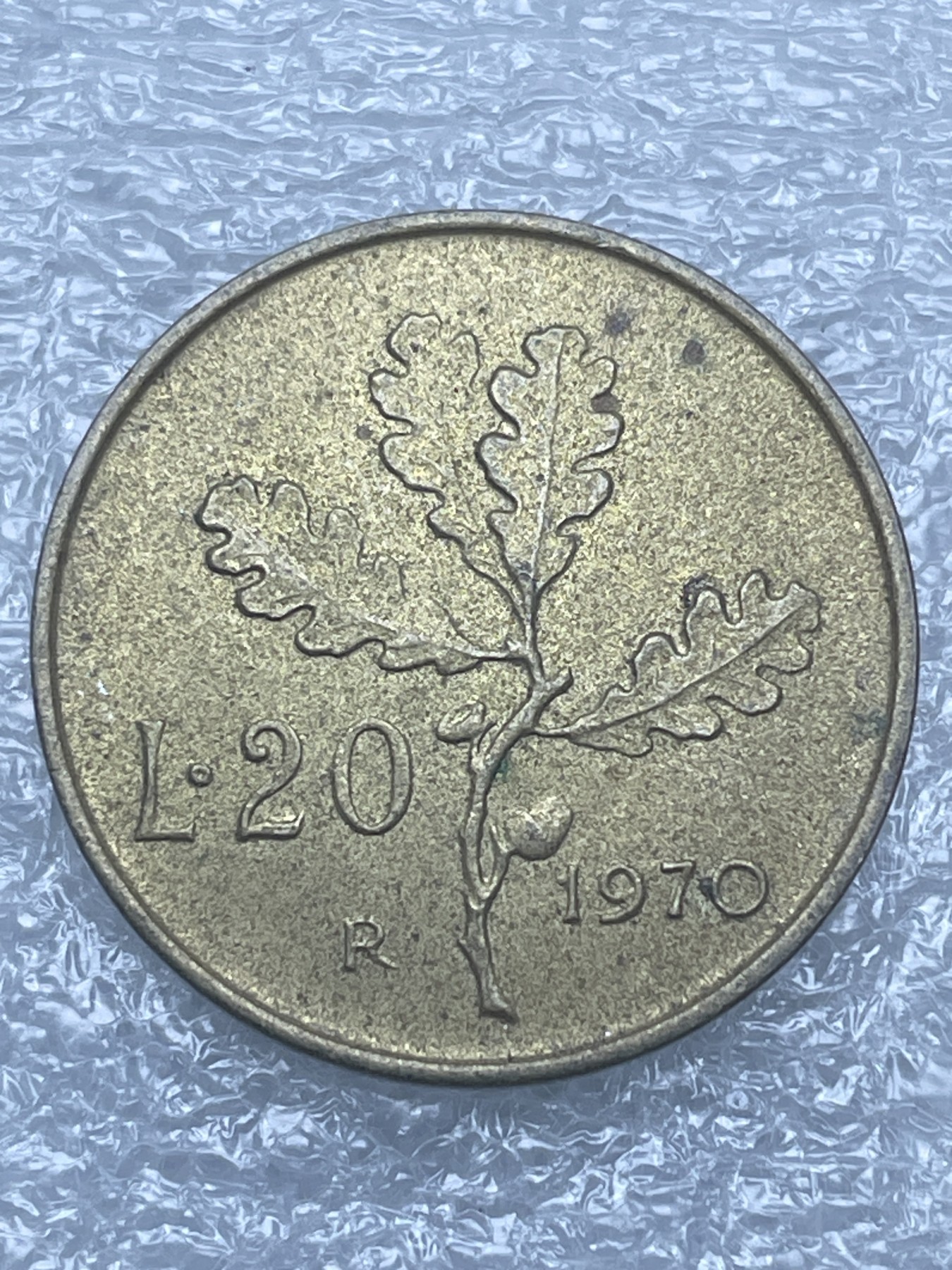 神仙姐姐散币好品专场第十二期（无佣金，预留三期自动发出 1970 年意大利 20里拉黄铜币