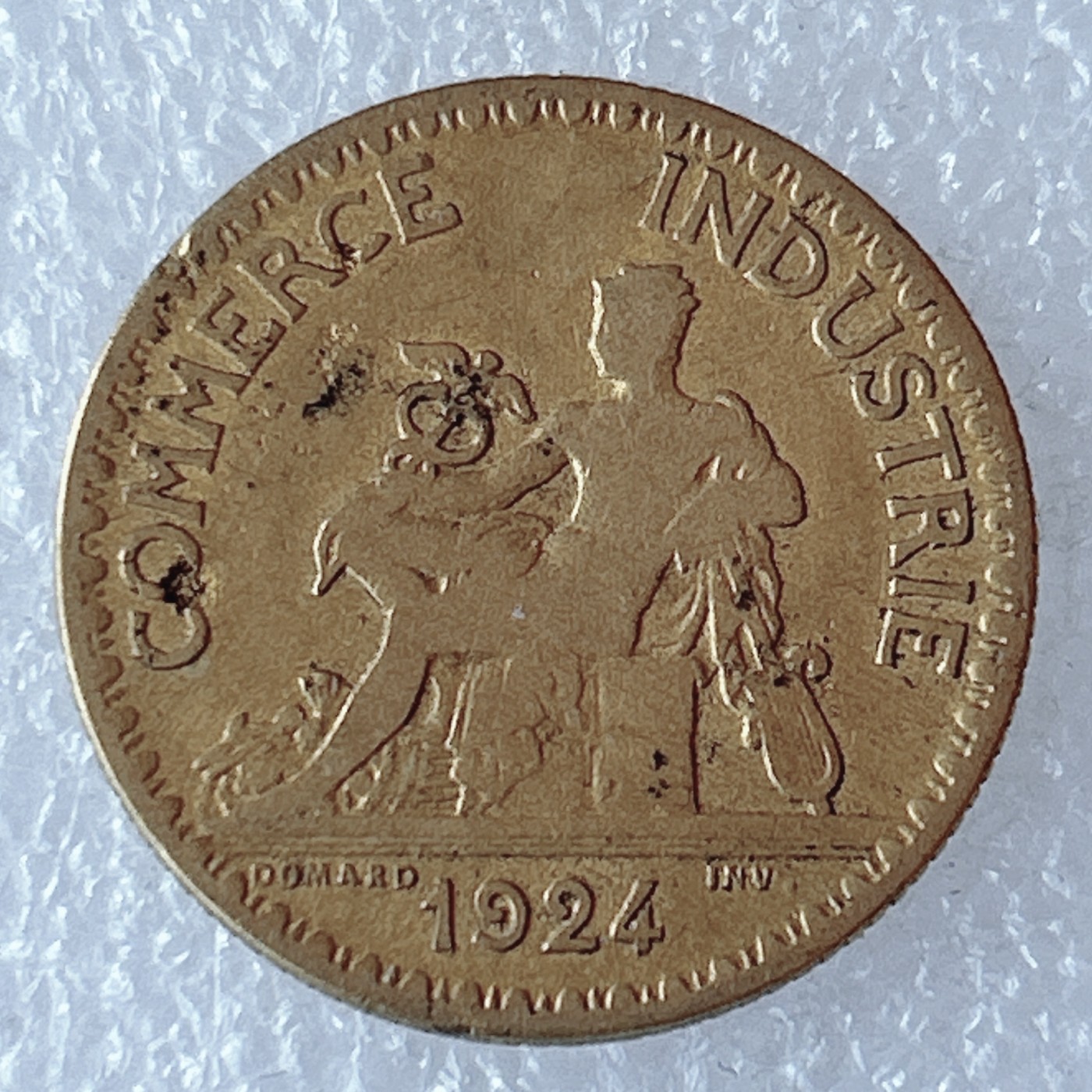 海外回流1元起拍小铺 各国钱币散币场 第3期 法国1924年1法郎