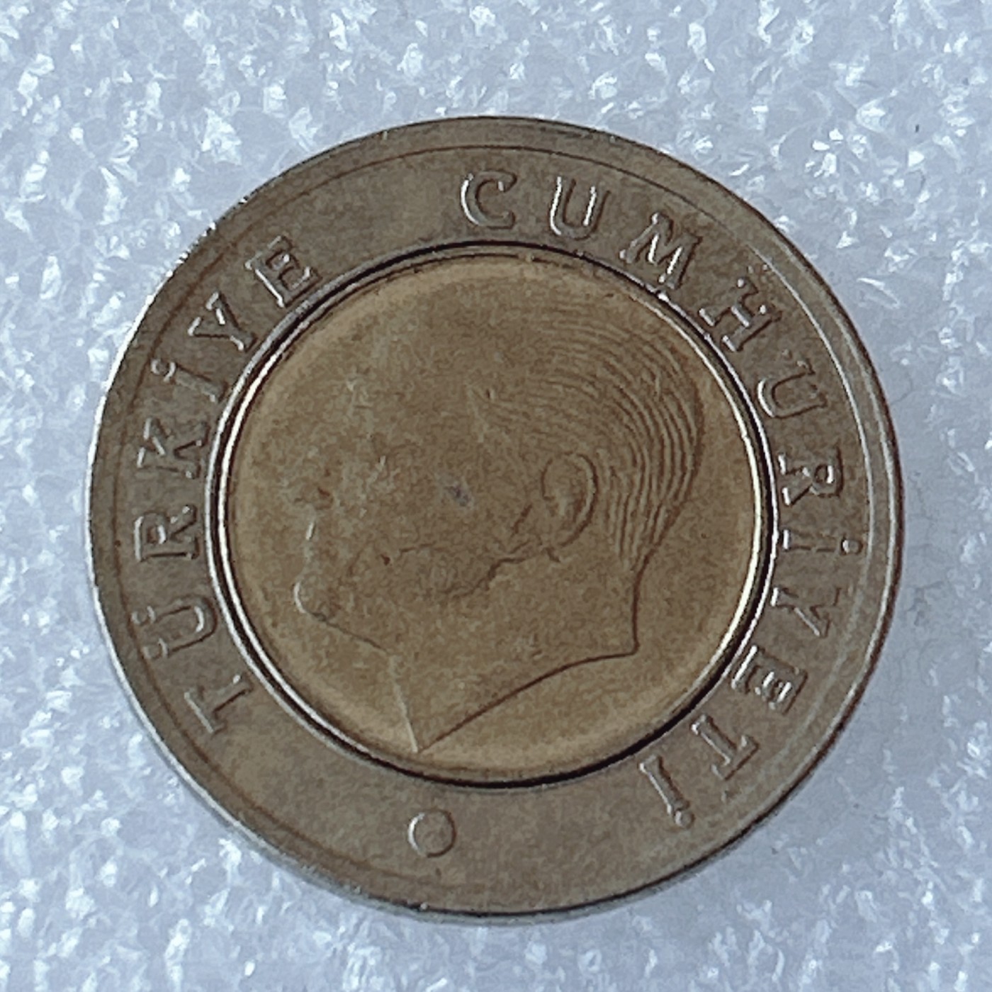 海外回流1元起拍小铺 各国钱币散币场 第3期 土耳其2011年50库鲁双色币