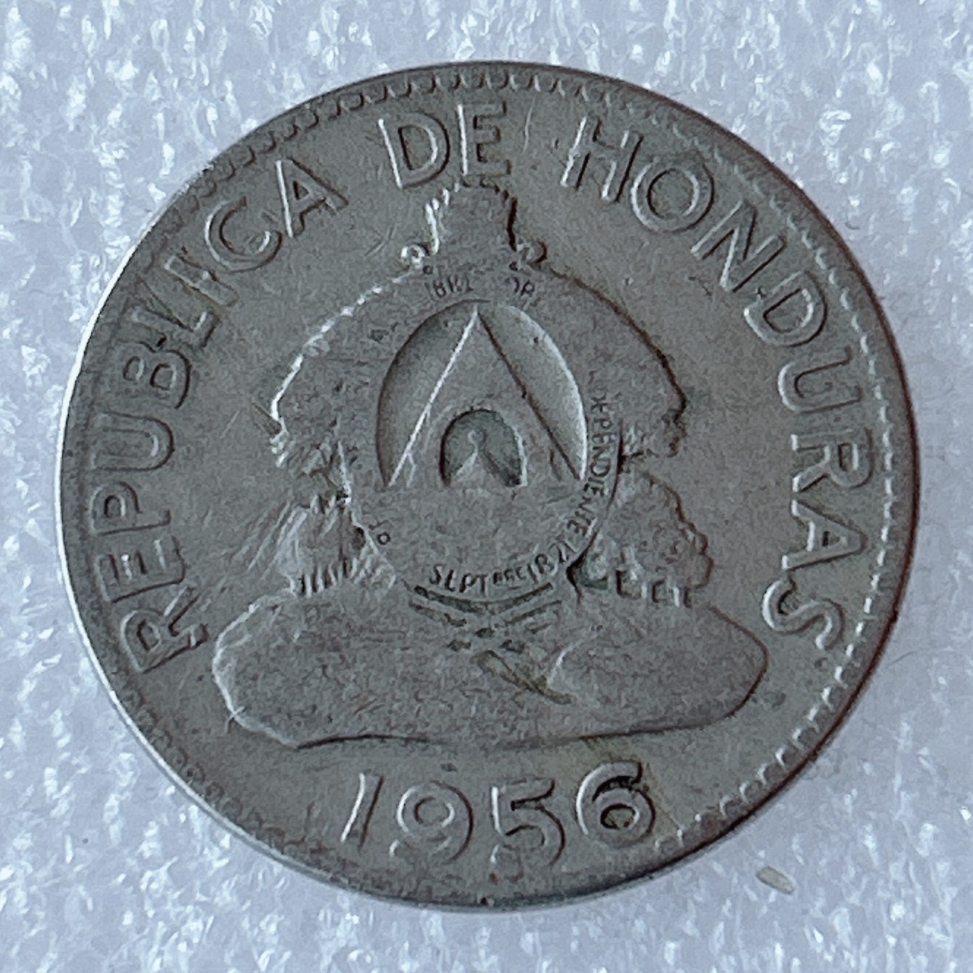 海外回流1元起拍小铺 各国钱币散币场 第3期 洪都拉斯1956年10分