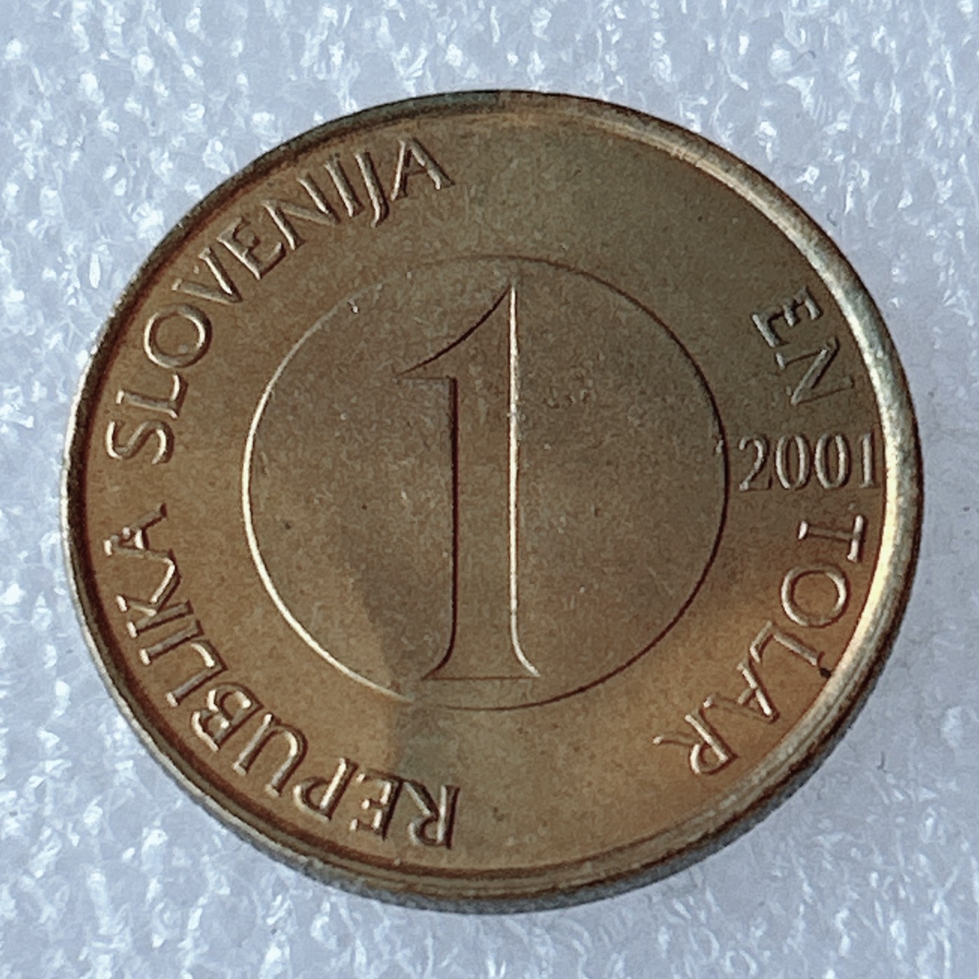 海外回流1元起拍小铺 各国钱币散币场 第3期 2001年斯洛文尼亚1托拉尔鱼