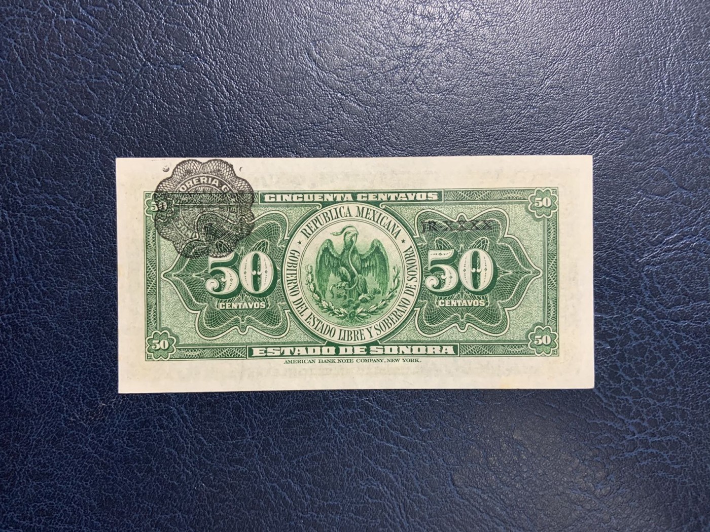 收藏联盟Quantum Auction 第315期拍卖  墨西哥1915年25分 品相UNC- 美钞印刷